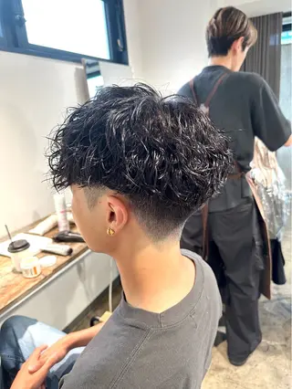 パーマ メンズ 骨格補正施術/メンズ 専門美容師/YUYAのヘアスタイル