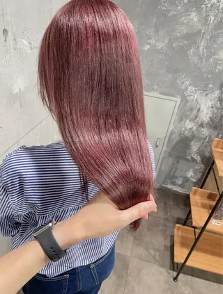 ミディアム カラー ベージュカラー💖 やすひろのヘアスタイル