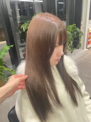 カラー 銀座︎ ︎ABBEY 伊藤 耀子のヘアスタイル