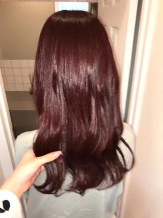 ロング runa/パーマ /ブリーチモデルのヘアスタイル