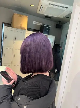 ショート カラー ブリーチカラー 🩵MIZUKIのヘアスタイル