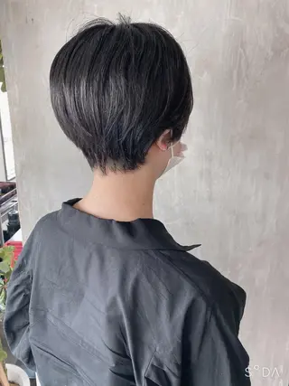 ショート カラー ヘアアレンジ stylist/蛯谷 珠里のヘアスタイル