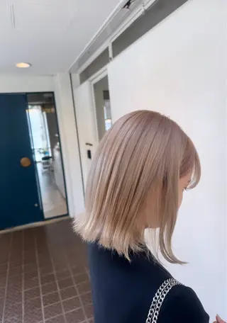 ショート カラー 艶髪/ハイトーン💎 レイヤー/Reijiのヘアスタイル