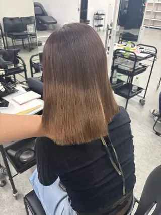 セミロング メンズ 奥冨 歩乃佳のヘアスタイル