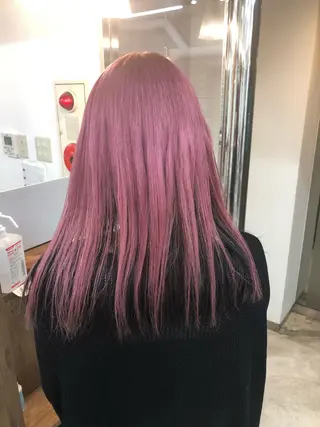 セミロング ✨艶感/透け感✨Sherry所属・艶髪/ハイトーン Sherryのヘアスタイル