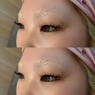 マツエク・マツパ 稲垣 遥のヘアスタイル