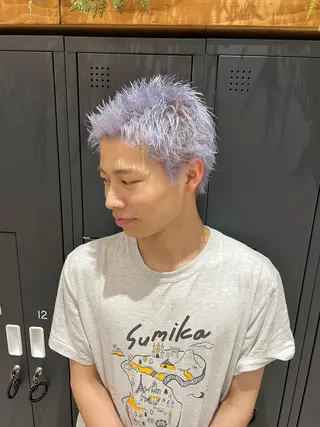 ショート カラー メンズ salowin神戸三宮suite所属・工藤 貫多のヘアスタイル