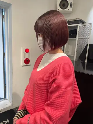 ショート カラー パーマ ヘアアレンジ メンズ キッズ ネイル マツエク・マツパ アイブロウ 艶ハイトーン/ヘア アレンジAYAKAのヘアスタイル