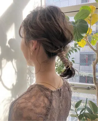 ミディアム ヘアアレンジ nakahara madokaのヘアスタイル