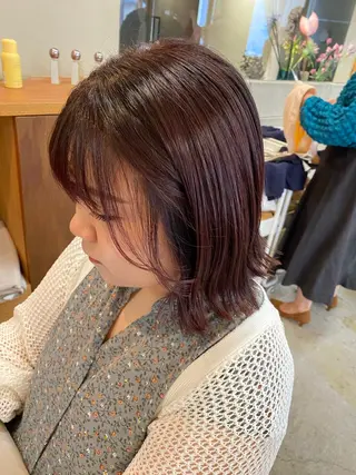 ミディアム NIKO/名古屋/ 伏見/花屋併設のヘアスタイル