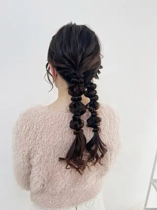 ロング ヘアセット/金山 佐野 妃都美のヘアスタイル