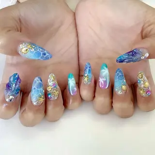 ネイル 💎🐰 saki. m 🐰💎のネイルデザイン