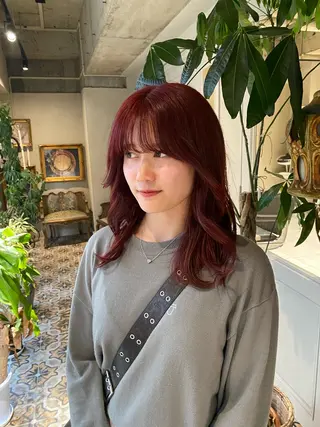 カラー ⠀ リコのヘアスタイル