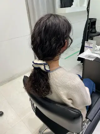 セミロング カラー パーマ キッズ オトナヘア🌸 harukaのヘアスタイル