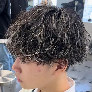 ミディアム カラー ヘアアレンジ メンズ fifth Tokyo所属・fifth 石川 凪のヘアスタイル