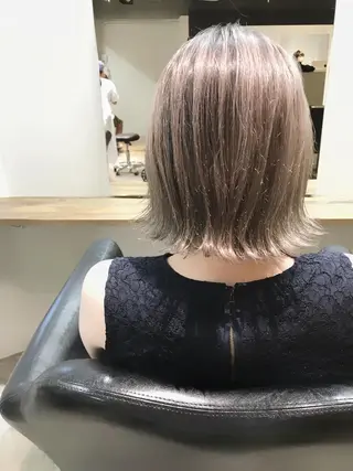 ミディアム カラー 下北沢 soiのヘアスタイル