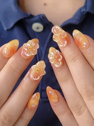 ネイル 3dパーツ/流行り 👧shushu❤️のネイルデザイン