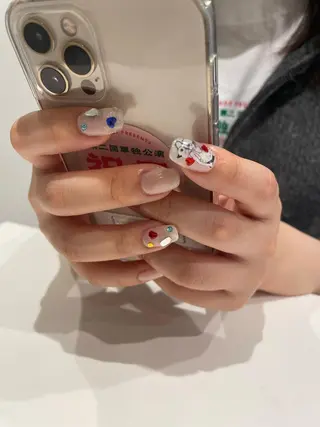 ネイル 束感まつ毛/ネイル/ LED♥KIRARAのマツエク・マツパデザイン