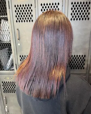 セミロング カラー パーマ ヘアアレンジ メンズ キッズ ネイル マツエク・マツパ アイブロウ times salon名駅所属・久木原 ゆりのヘアスタイル