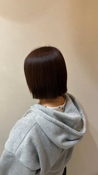 ショート 🎀縮毛矯正/ ツヤ髪/ANJU🌙のヘアスタイル