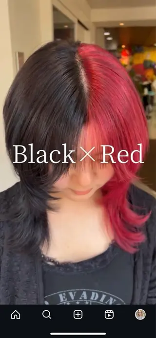 セミロング Hanna by W_SALONのヘアスタイル