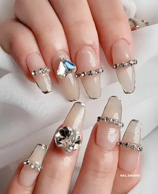 ネイル 3dパーツ/流行り 👧shushu❤️のネイルデザイン