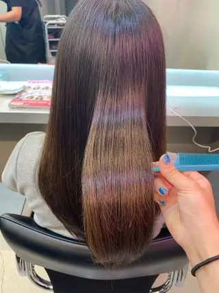 ロング 岡野 静華のヘアスタイル