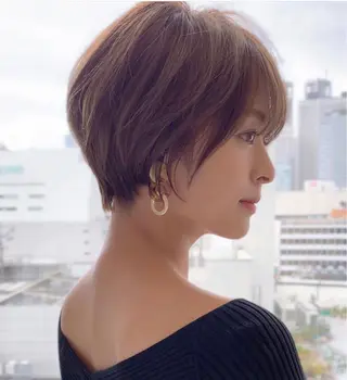ショート JAMシェアサロン　ブランエスパ店所属・大人世代 髪質改善のヘアスタイル
