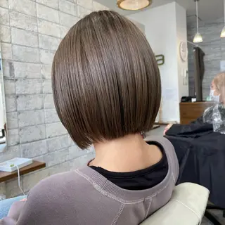 ショート カラー 髪質改善 中川　翔のヘアスタイル