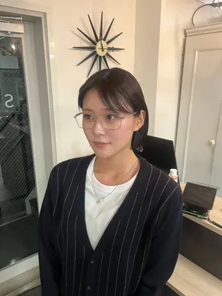 ショート 山浦 那奈のヘアスタイル