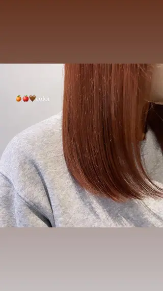 カラー いまかわ ゆなのヘアスタイル