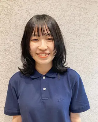 ミディアム 🩵縮毛矯正・ボブ 岩原朋也🩵のヘアスタイル