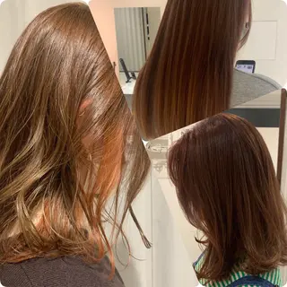 カラー 【ミディアムと ロングに特化】島田恋のヘアスタイル