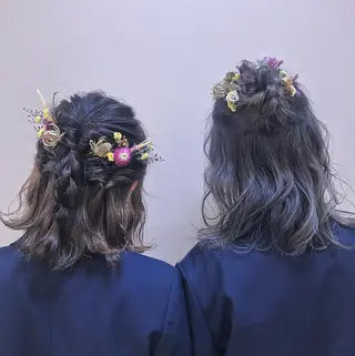 ヘアアレンジ 似合わせカットカラー ♡佐藤捺美のヘアスタイル