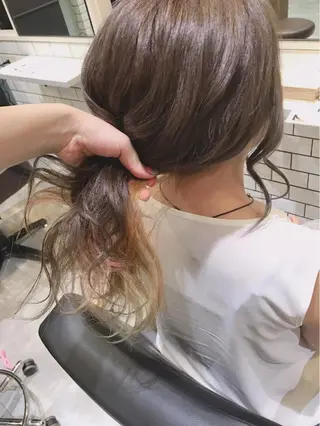ロング カラー ヤマナカ エリカのヘアスタイル