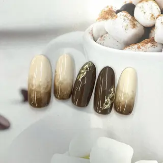 ネイル ⭐︎休業中の練習⭐︎ JNA認定講師髙橋のネイルデザイン