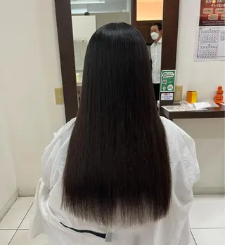 ロング 三 嶋のヘアスタイル