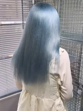 ロング 【色落ちまで可愛い】 mao🐩💜のヘアスタイル