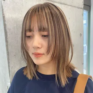 カラー ハイトーンカラー/ airi🎀のヘアスタイル