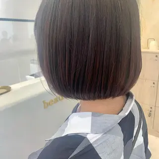 カラー ボブ/美髪矯正 /佐藤　奈巳のヘアスタイル