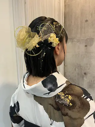 ショート ヘアアレンジ channel所属・Natsumi ❤︎のヘアスタイル