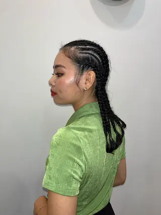 セミロング カラー パーマ ヘアアレンジ メンズ キッズ ネイル マツエク・マツパ HIROKO / 透明感暖色カラー🎀のヘアスタイル