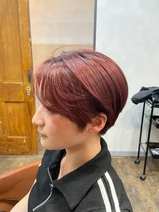 ショート カラー haconeco【ハコネコ】所属・小川 舜人のヘアスタイル