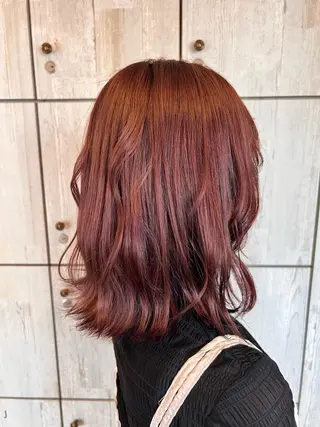 セミロング カラー れいな🌼 ボブ･艶カラー🌼のヘアスタイル