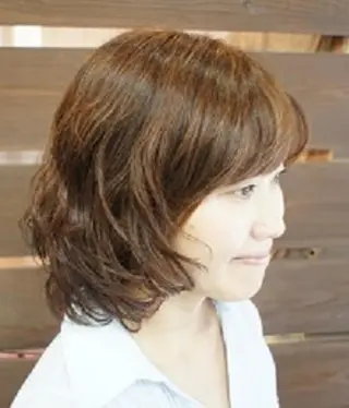 ミディアム パーマ 鈴木  イタルのヘアスタイル