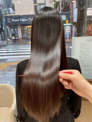 ロング 三浦 祐里のヘアスタイル