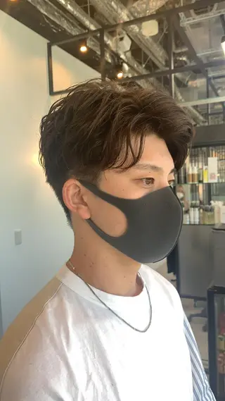 パーマ メンズ 韓国レイヤー✨ yasuko銀座のヘアスタイル