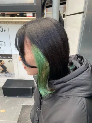 カラー カラーブリーチ特化 石原勇希のヘアスタイル