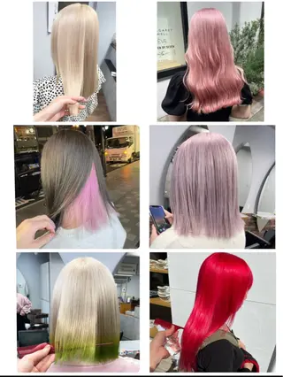 ミディアム ブリーチ　BAM BIのヘアスタイル