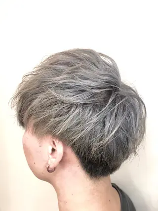 メンズ ゆぴ☾‪/推しカラー /ハイトーンのヘアスタイル